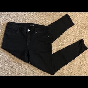 Black Denim Jeggings
